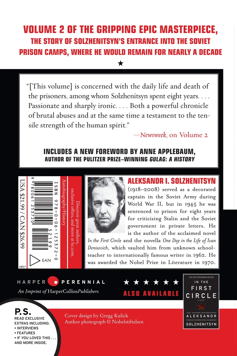 The Gulag Archipelago [Volume 2]: An Experiment in Literary Investigation (Perennial Classics)