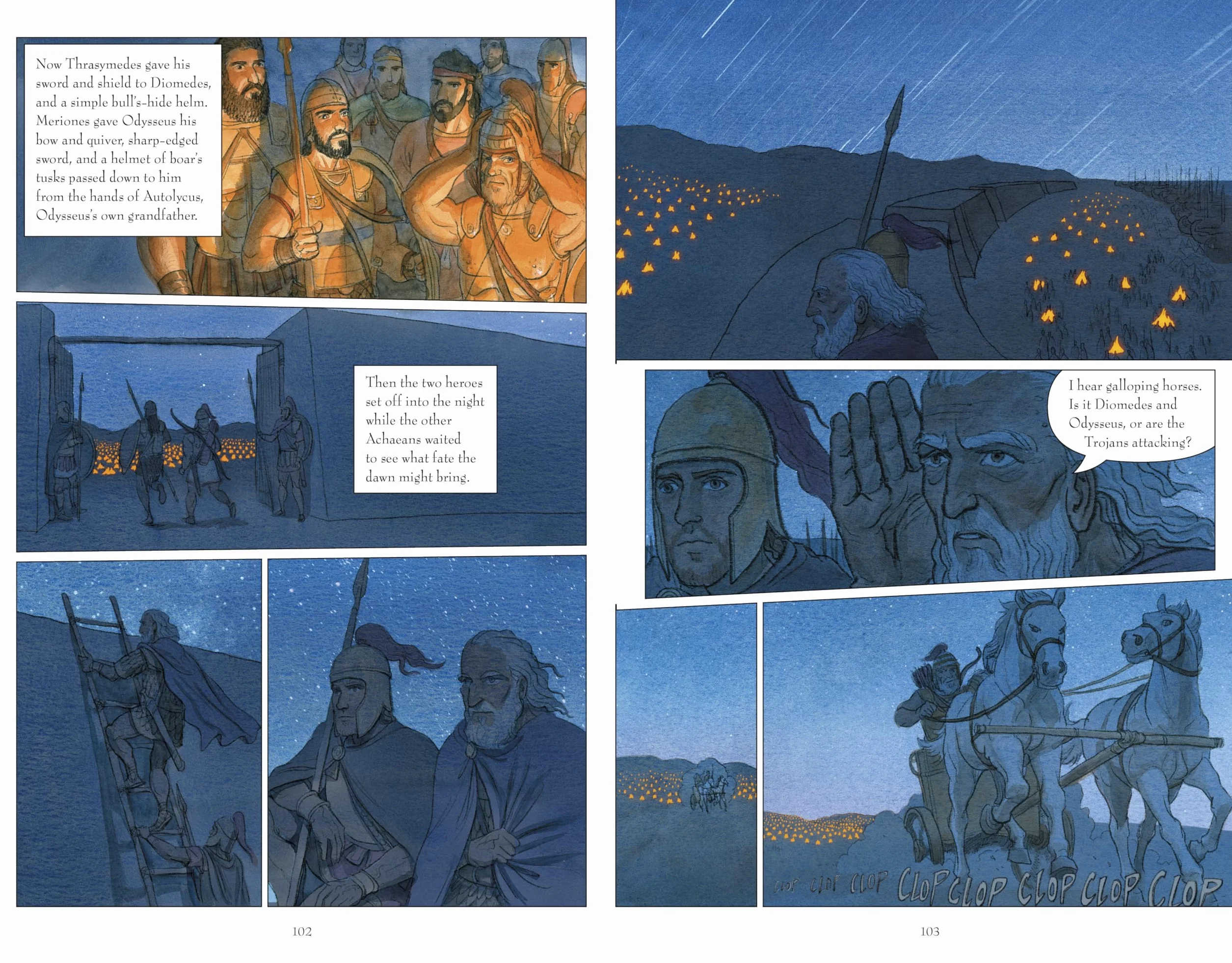 The Iliad: A Graphic Novel: Homer's exciting ancient Greek myth told in pacy full-colour graphic novel form for YA readers