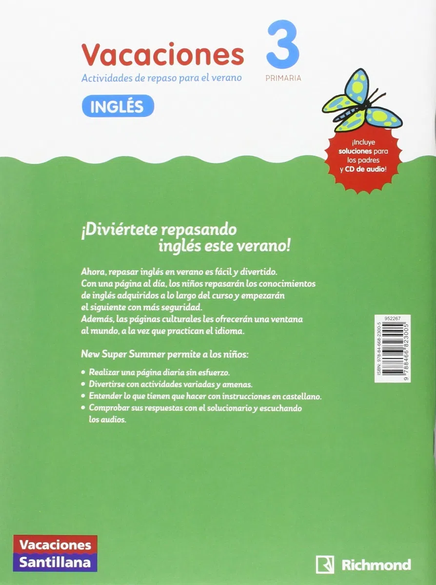 NEW SUPER SUMMER SB 3 + AUDIO 3 (CUADERNOS DE VACACIONES)