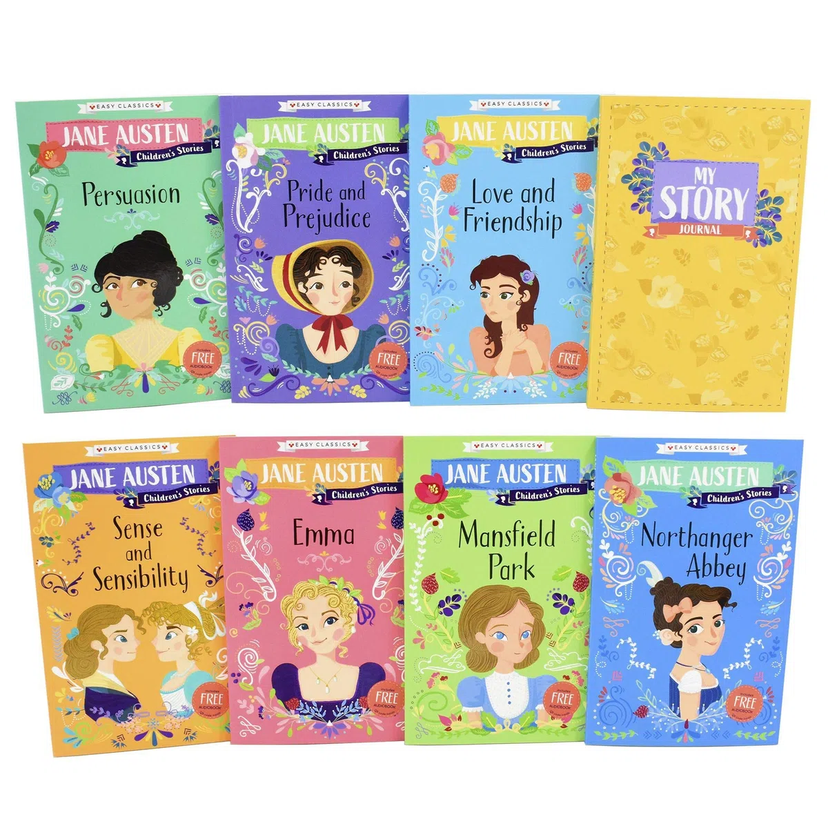 Jane Austen Children's Stories: 8 Book Box Set (Easy Classics) (Jane Austen Children's Stories (Easy Classics))