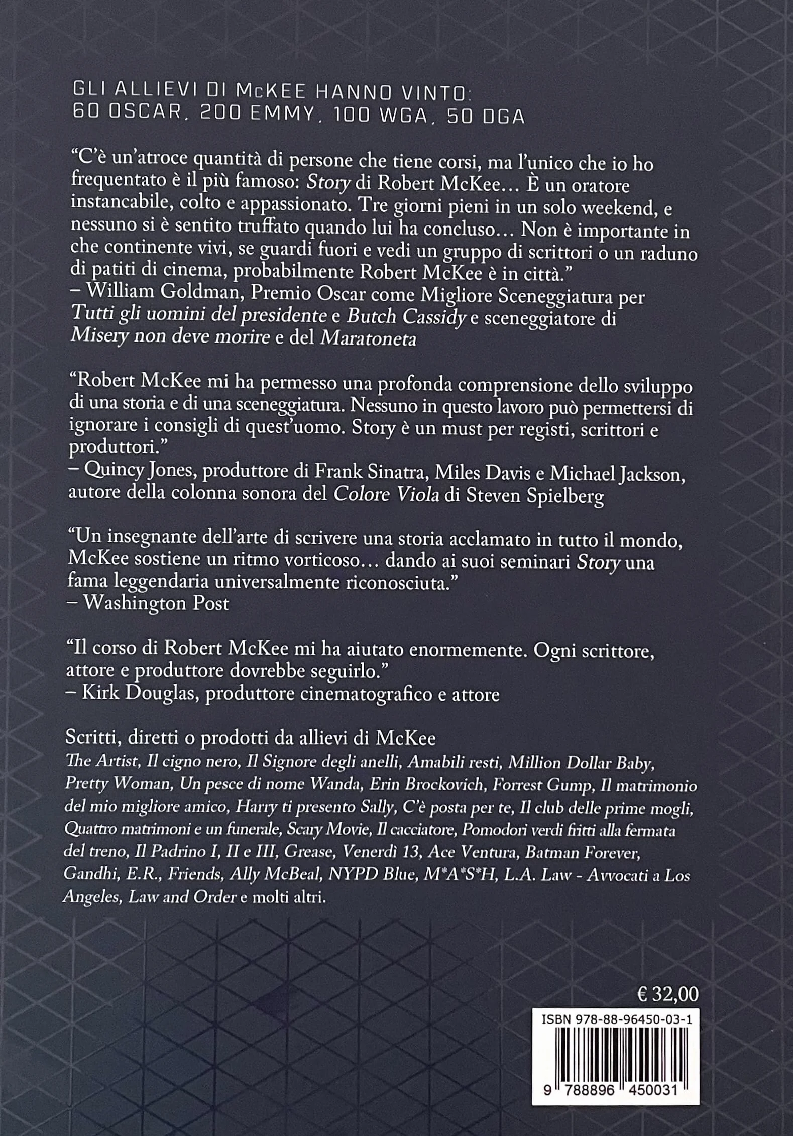 Story. Contenuti, struttura, stile, principi per la sceneggiatura e per l'arte di scrivere storie (Scrittura creativa)