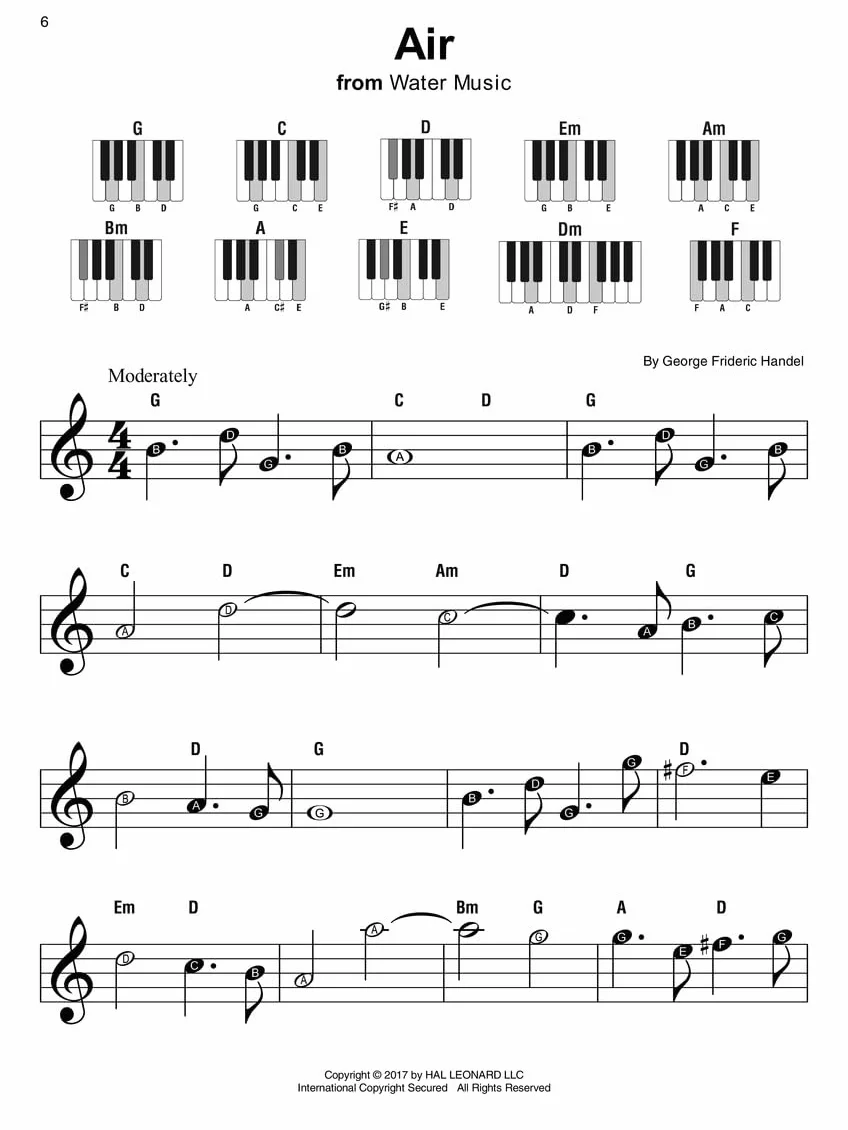 Classical - super easy songbook piano