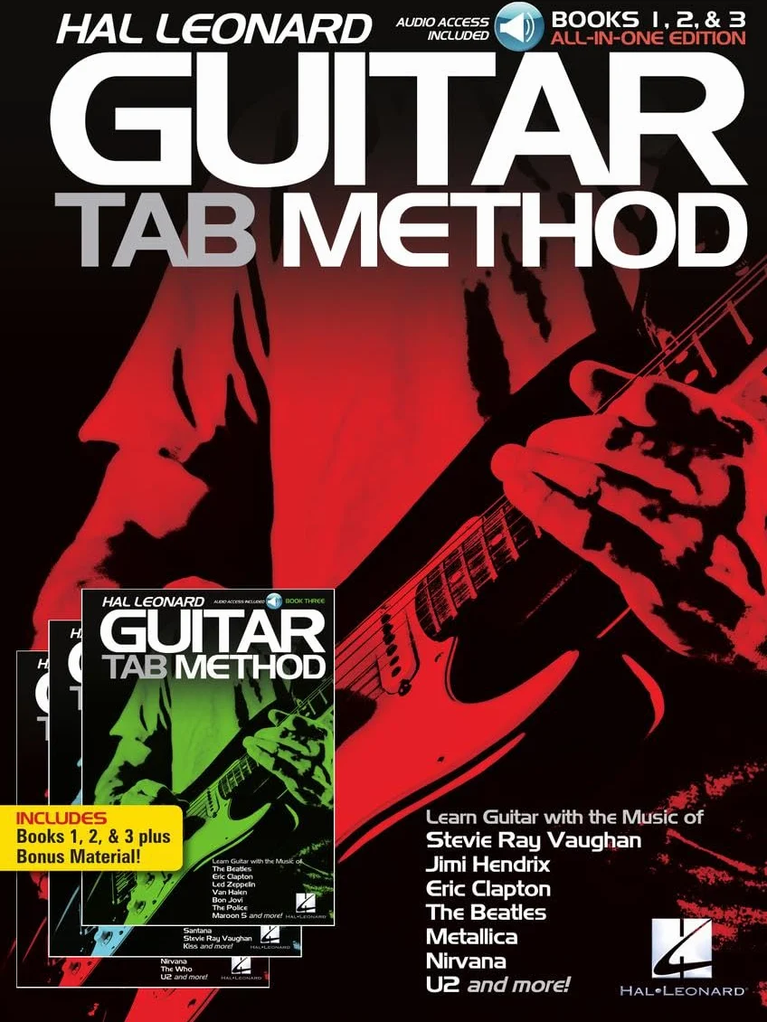 Hal Leonard Guitar Tab Method: All-in-One Edition! Includes Downloadable Audio, Includes Bonus Material! (1-3)