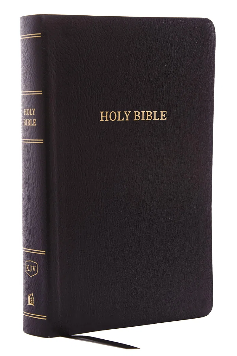 KJV Holy Bible: Personal Size Giant Print with 43,000 Cross References, Black Bonded Leather, Red Letter, Comfort Print: King James Version: Holy Bible, King James Version