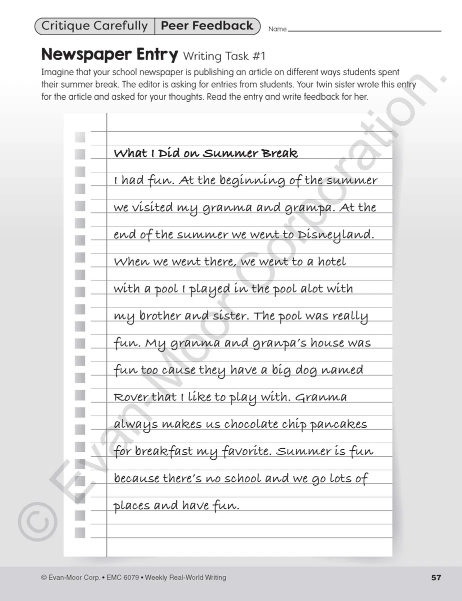 Weekly Real-World Writing, Grades 5-6