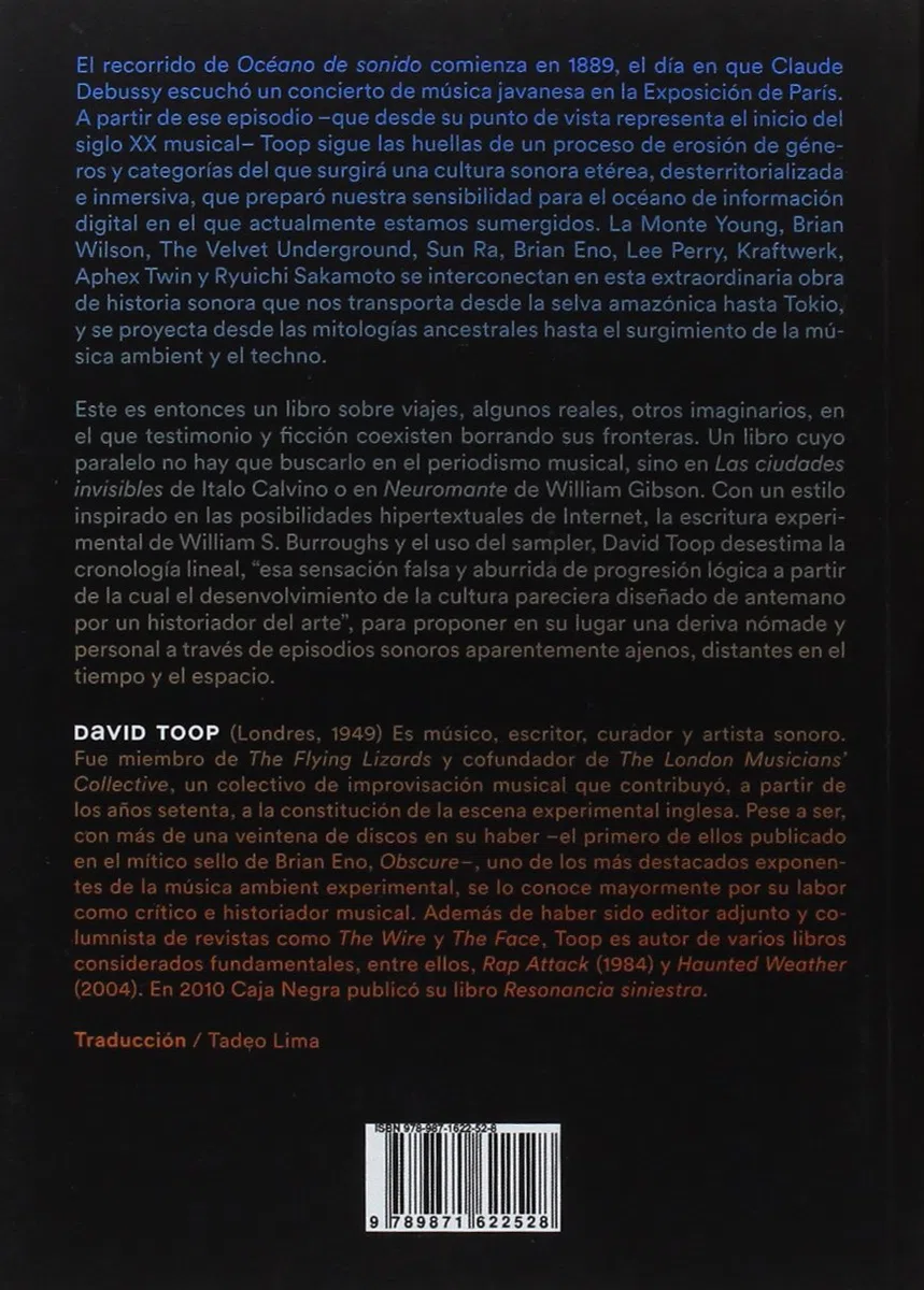 Océano de sonido (ANTROPOLOGIA Y ESTUDIOS CULTURALES)