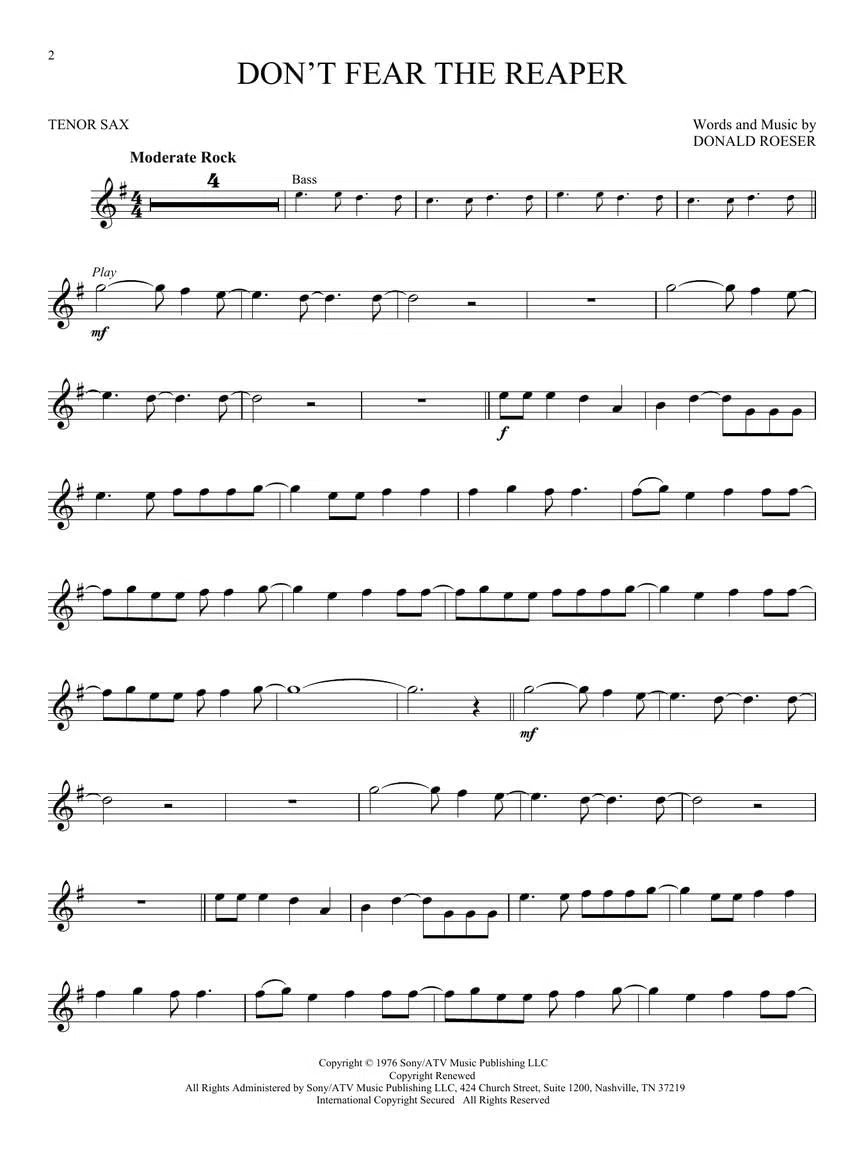 Classic Rock: Instrumental Play-Along for Tenor Sax (Hal Leonard Instrumental Play-along)