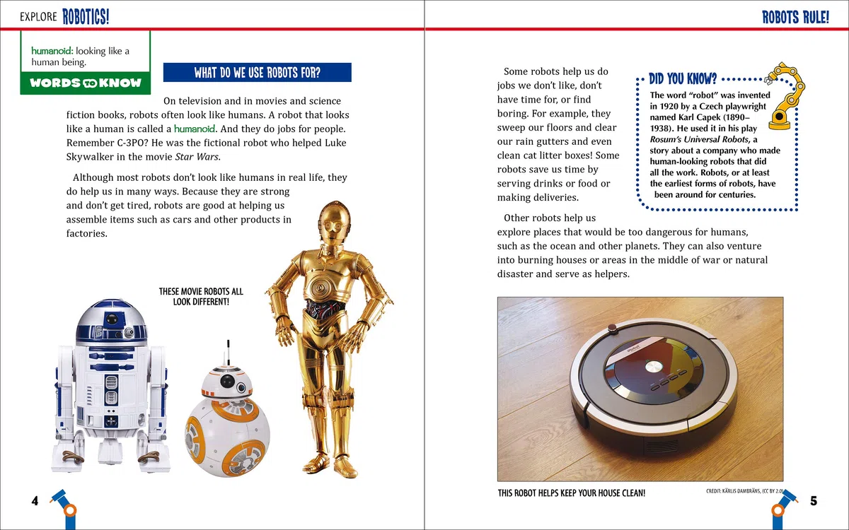 Robotics!: With 25 Science Projects for Kids (Explore Your World)