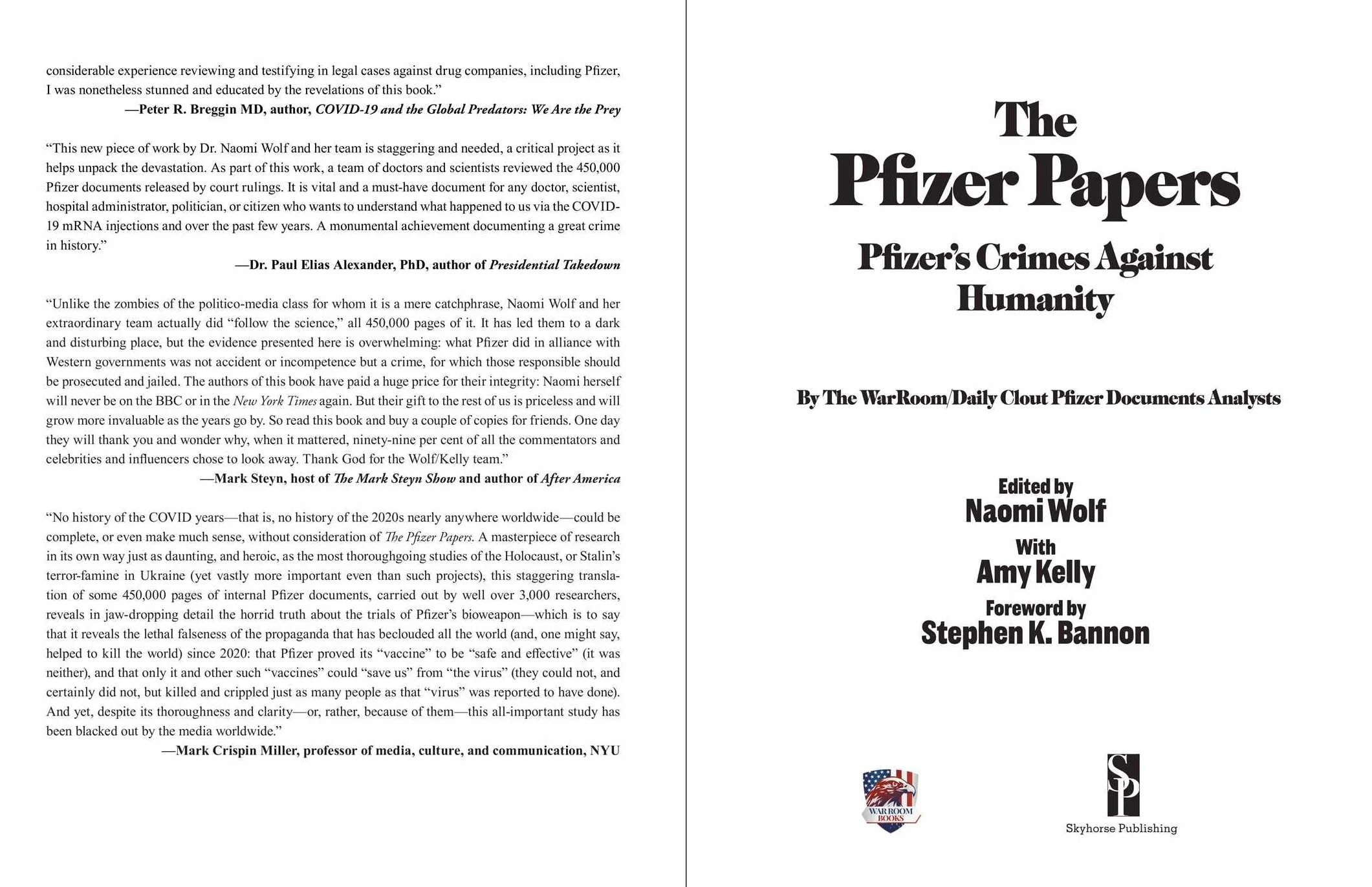 The Pfizer Papers: Pfizer's Crimes Against Humanity