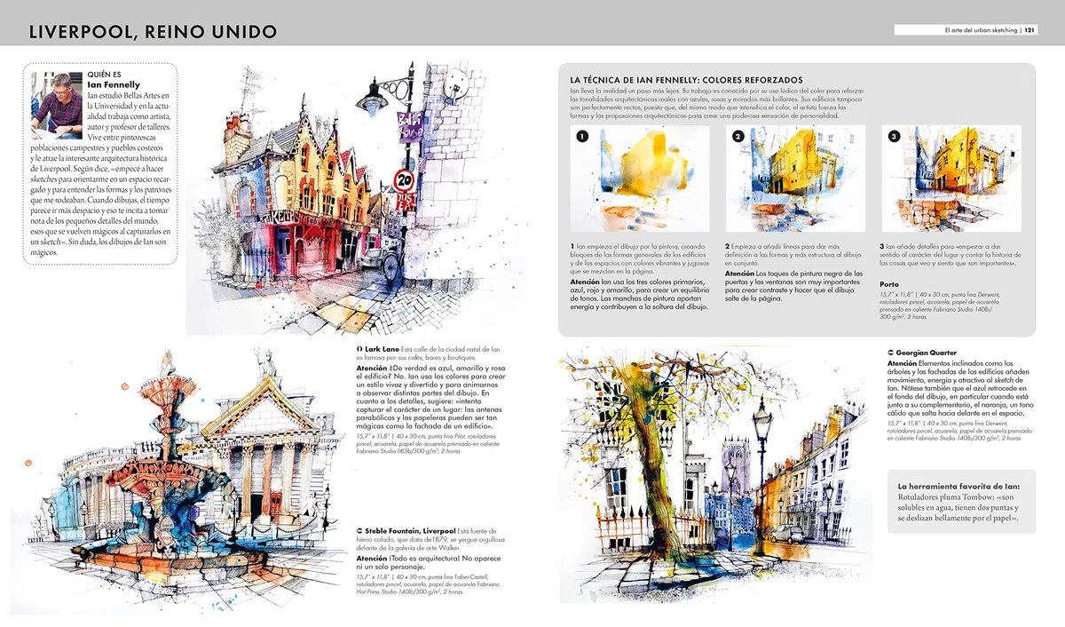 El arte del urban sketching. Nuevas ideas, inspiraciones y técnicas para ver y pintar el mundo