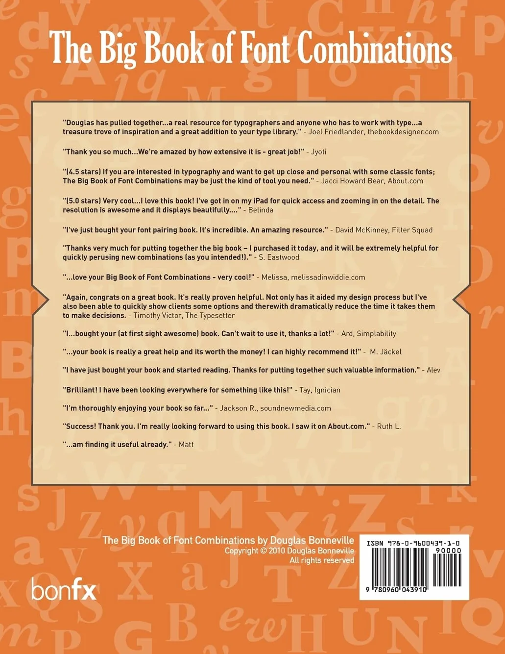 The Big Book of Font Combinations: Hundreds of Typeface Pairing Ideas for Graphic Design & Typography Enthusiasts