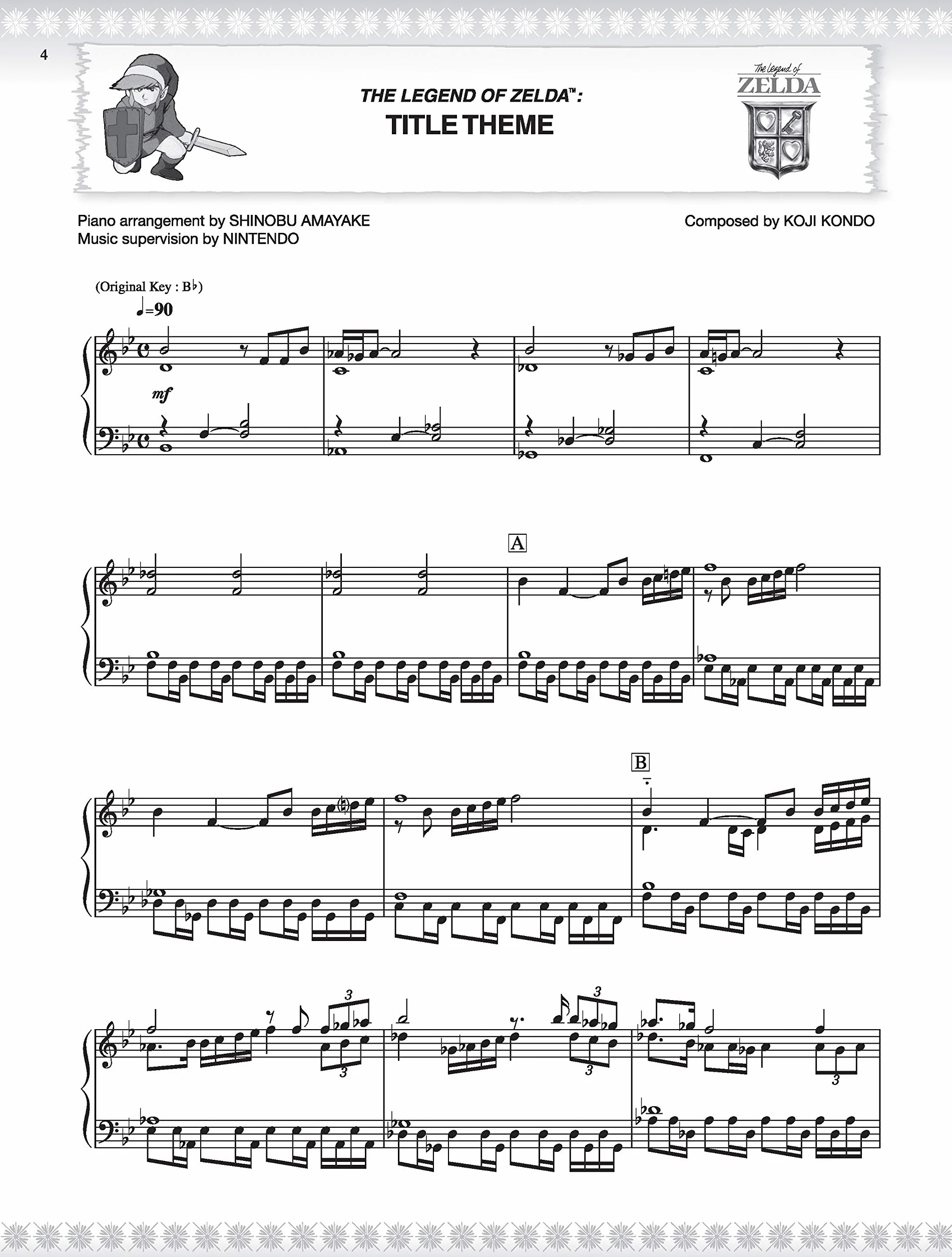 Koji kondo - the legend of zelda series for piano: Intermediate-Advanced Edition