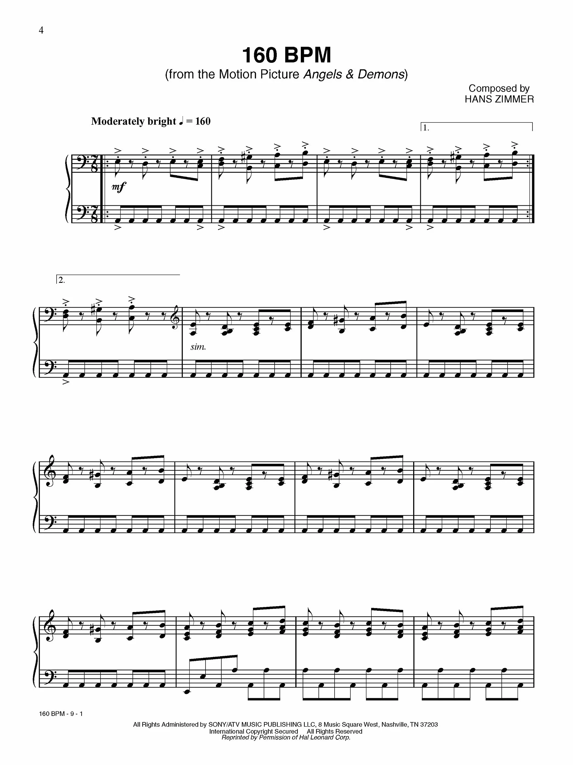 Hans Zimmer Collection: 29 Faithful Arrangements for Piano Solo and Piano, Vocal and Guitar