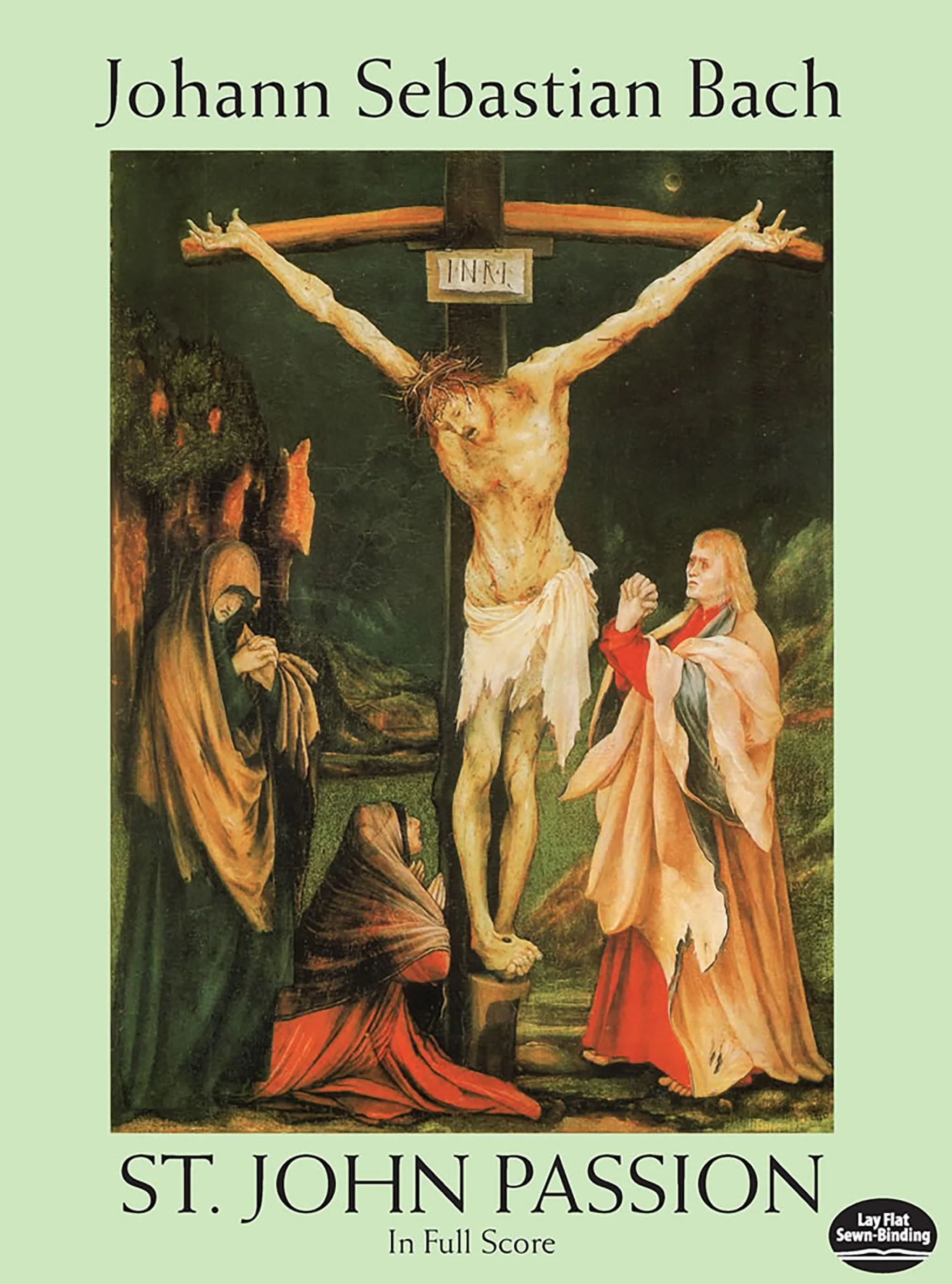 J.s. bach: st john passion (full score) chant (Dover Choral Music Scores)