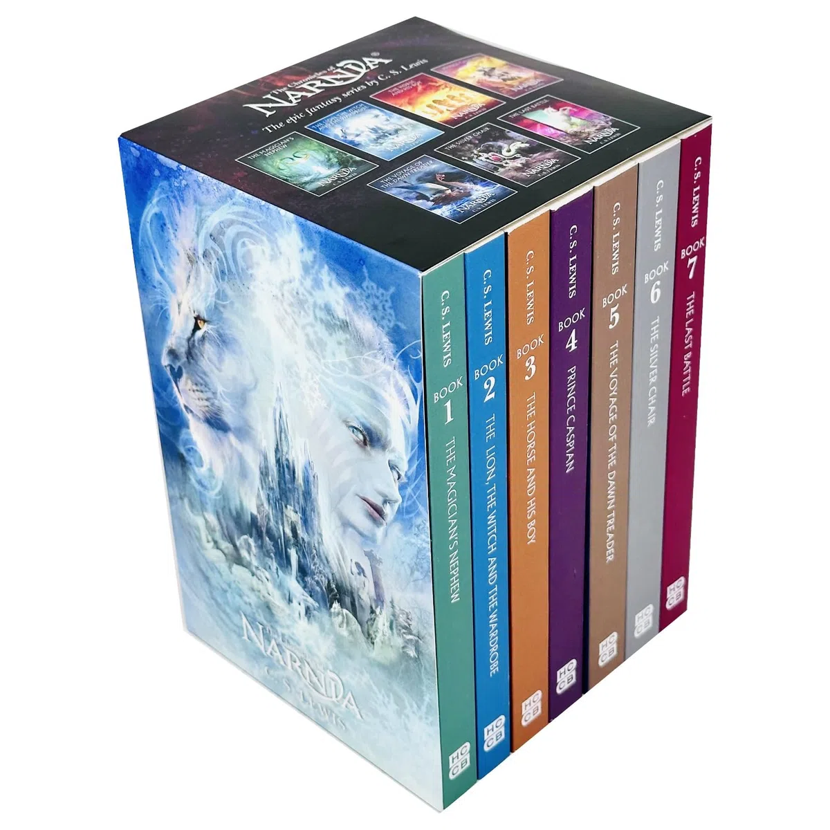 The Chronicles of Narnia 7 Books Collection Box Set By C S Lewis (The Magician's Nephew, The Lion the Witch and the Wardrobe, The Horse and His Boy,Prince Caspian, Voyage of the Dawn Treader & More)