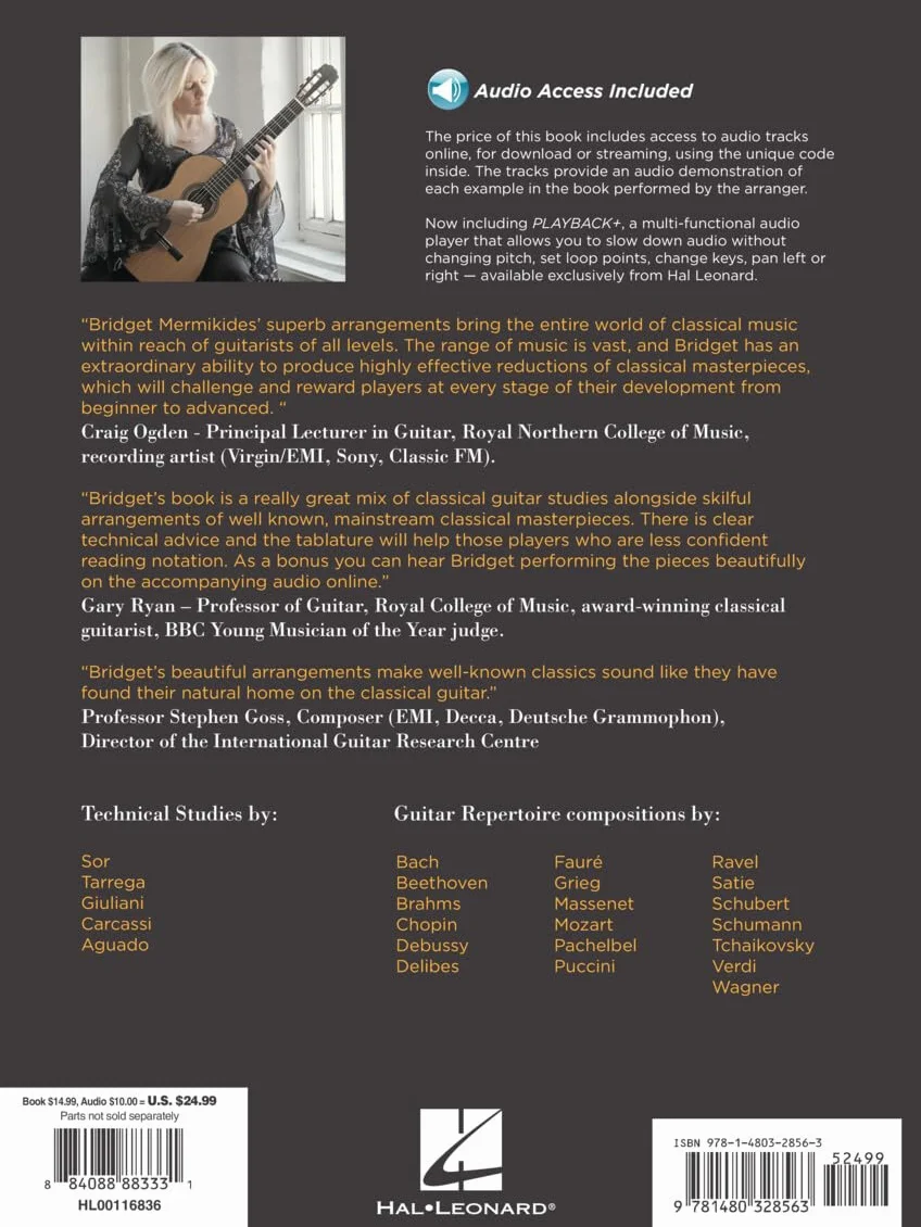 The Classical Guitar Compendium: Classical Masterpieces Arranged for Solo Guitar