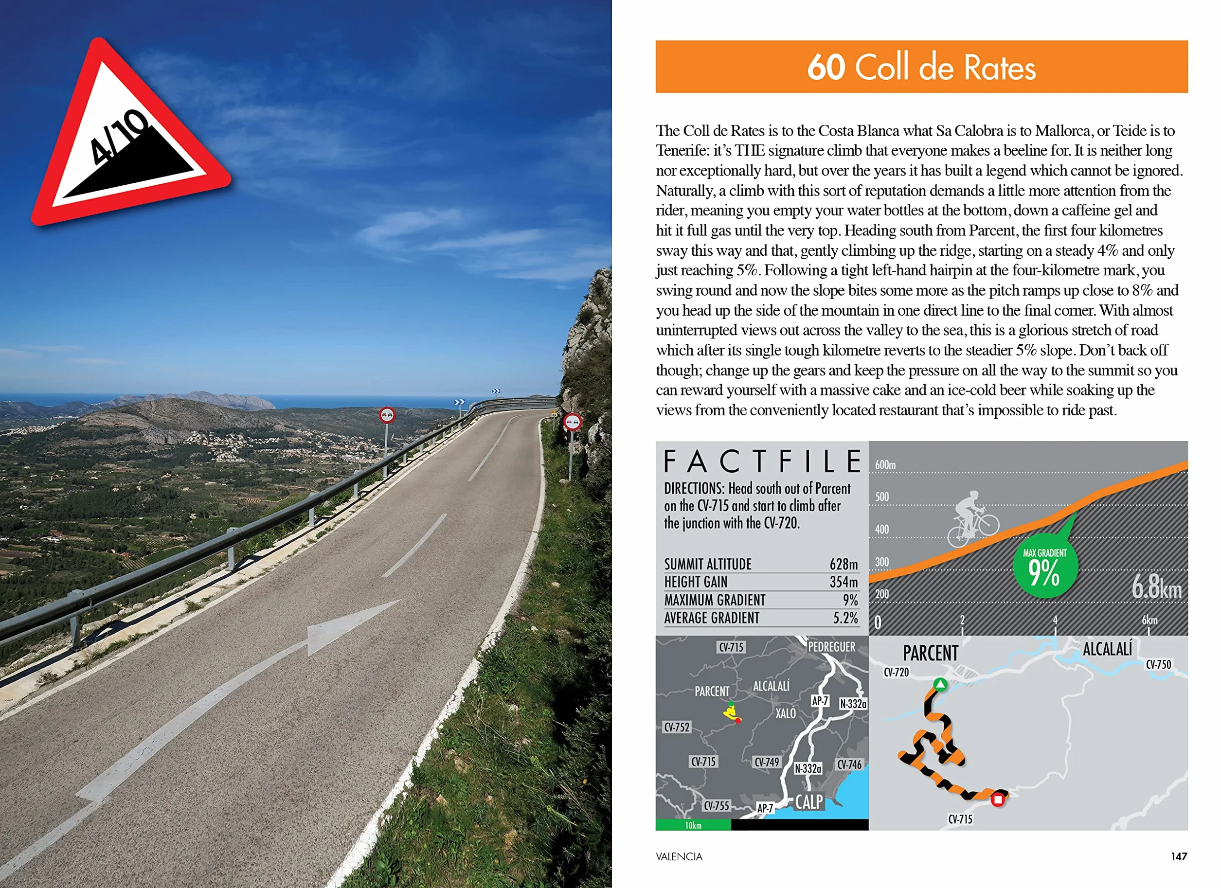 100 Greatest Cycling Climbs of Spain: A guide to the famous cycling mountains of mainland Spain plus Mallorca and the Canary Islands