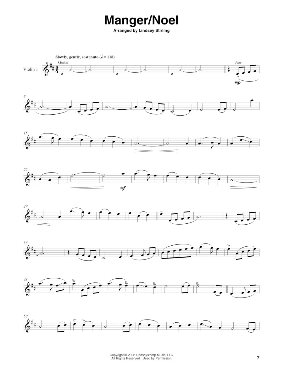 Lindsey Stirling - Snow Waltz: Violin Play-Along Volume 82