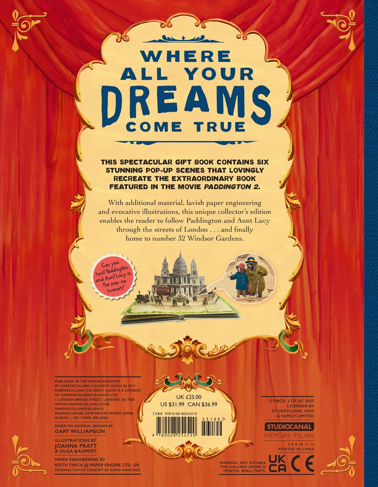 Paddington Pop-Up London: Movie tie-in: Iconic pop-up book from the movie, Paddington 2!