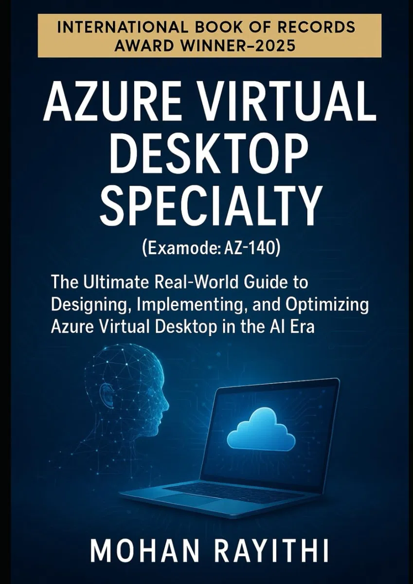 Azure Virtual Desktop Specialty (Exam Code: AZ-140): The Ultimate Real-World Guide to Designing, Implementing, and Optimizing Azure Virtual Desktop in the AI Era