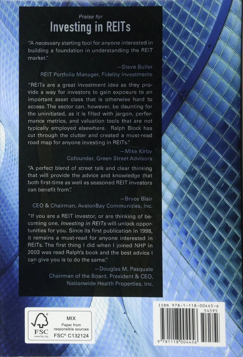 Investing in REITs: Real Estate Investment Trusts: 141 (Bloomberg)