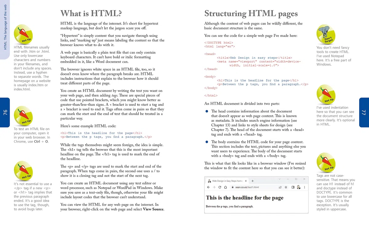 Web Design in easy steps