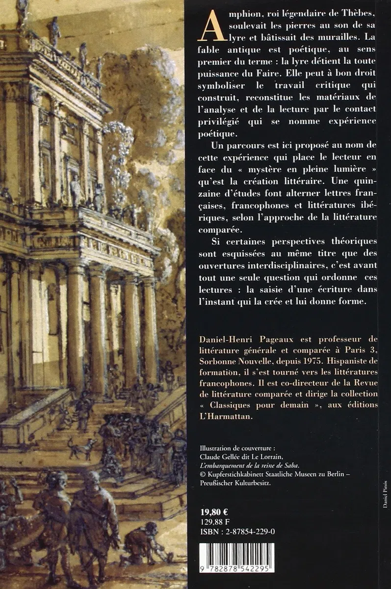La Lyre D'Amphion. De Thebes A La Havanne, Pour Une Poetique Sans Frontieres