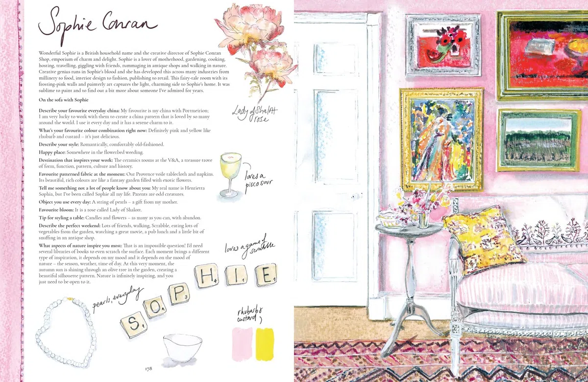 SJ Axelby’s Interior Portraits: Homes of leading creatives explored through gorgeous watercolour painting