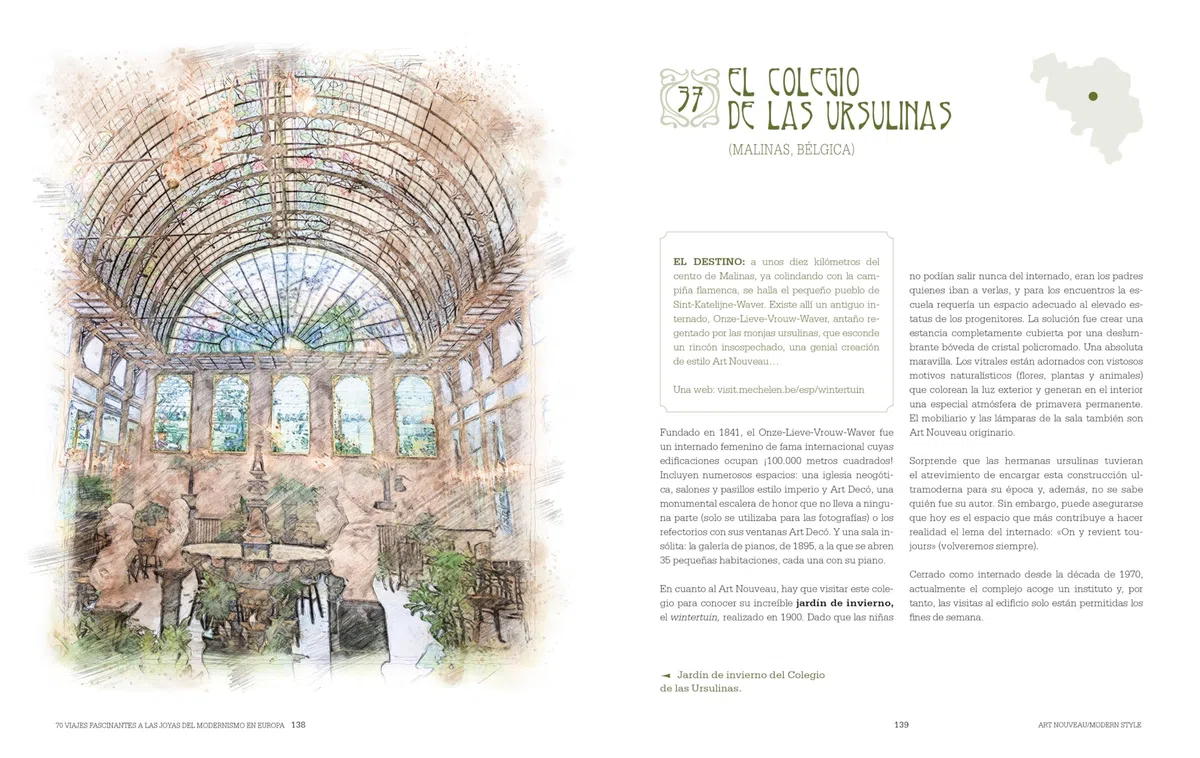 70 Viajes fascinantes a las joyas del modernismo en Europa (Guías Singulares)