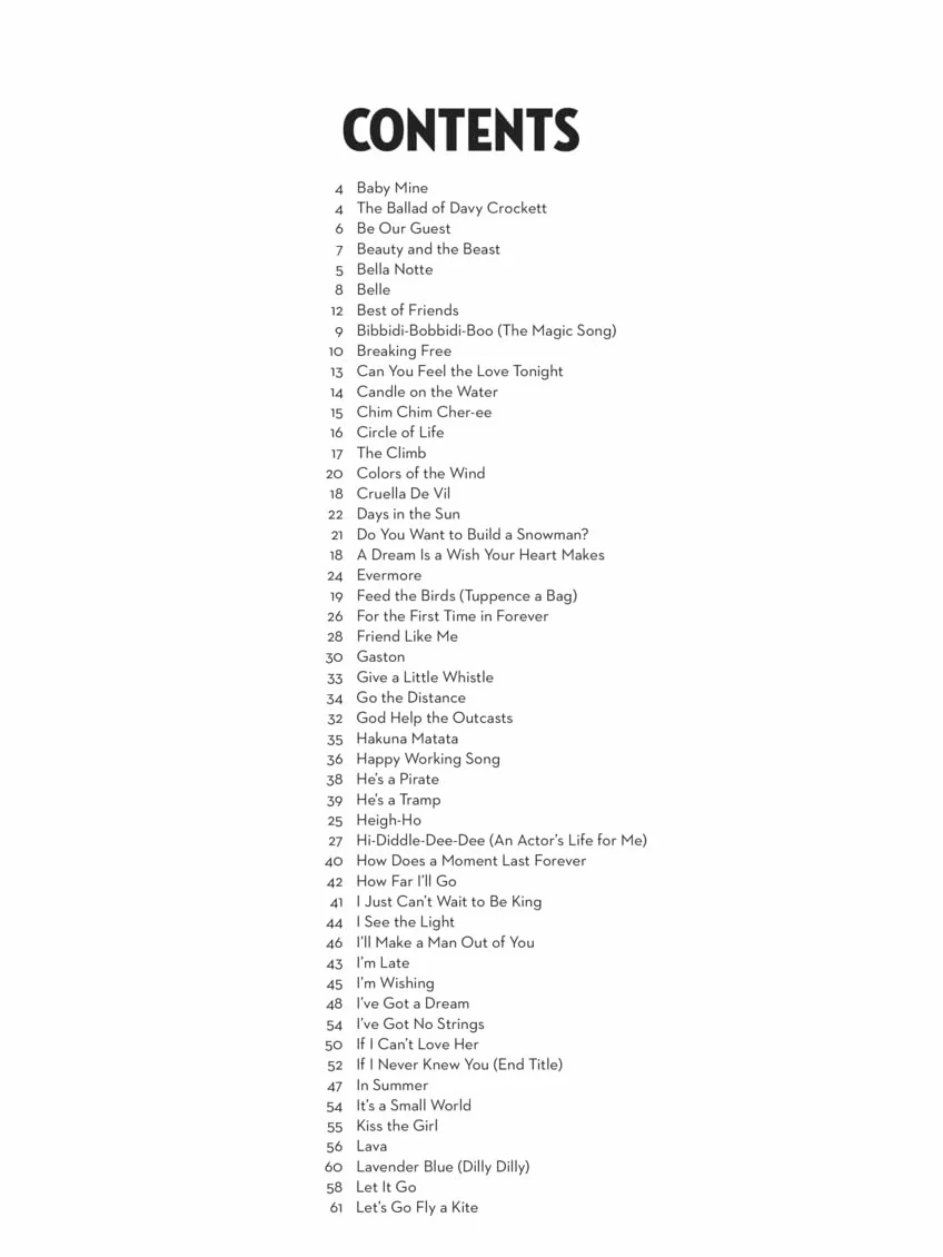 101 disney songs for cello - pour violoncelle