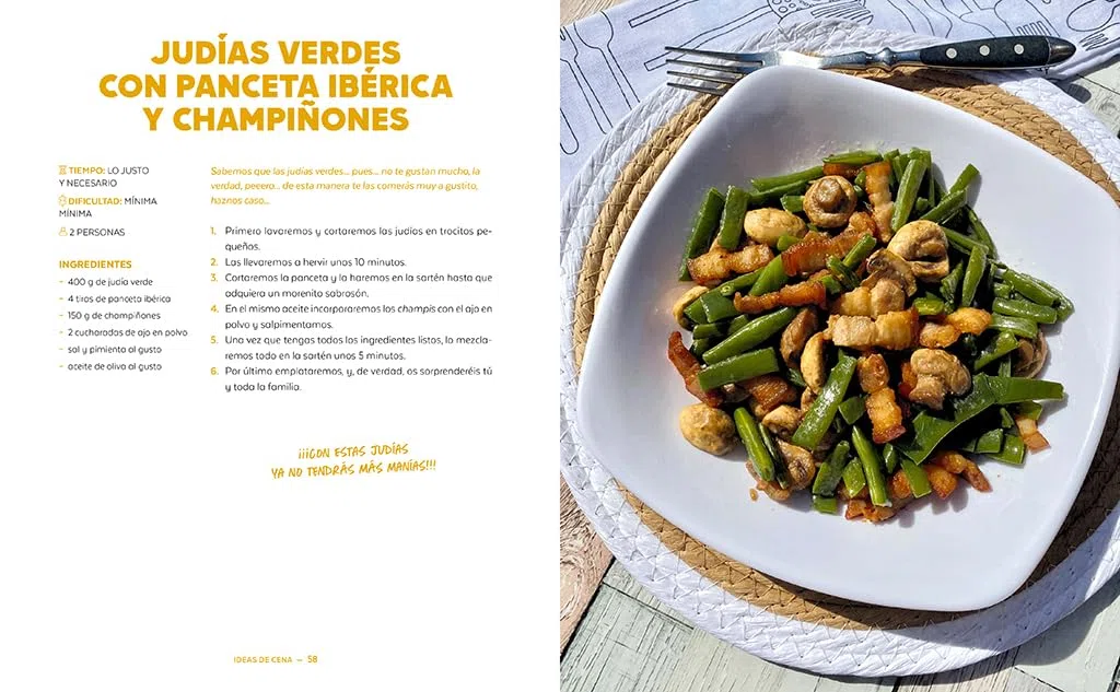 Las recetas de mi madre: La primera vez que te divertirás leyendo un libro de recetas (Cocina casera)