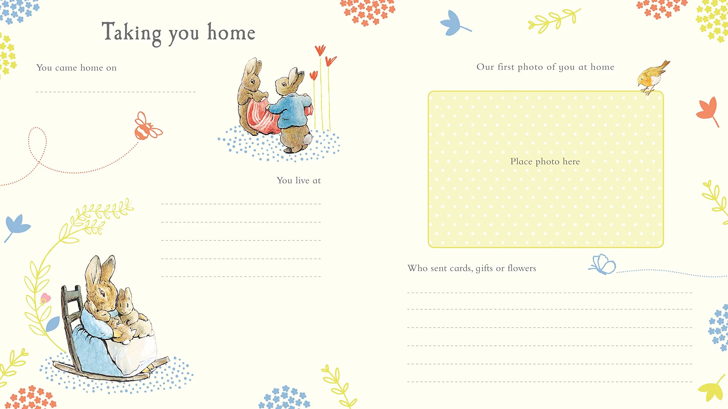Peter Rabbit. Baby Record Book