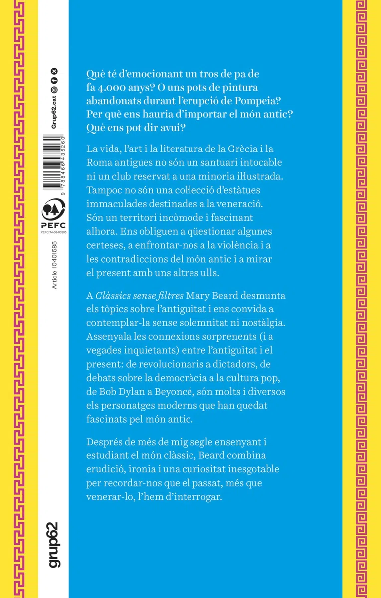 Clàssics sense filtres: L'impacte del món antic (NO FICCIÓ COLUMNA)