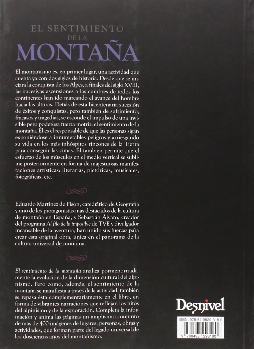 El sentimiento de la montaña: Doscientos años de soledad (Monografías Desnivel)