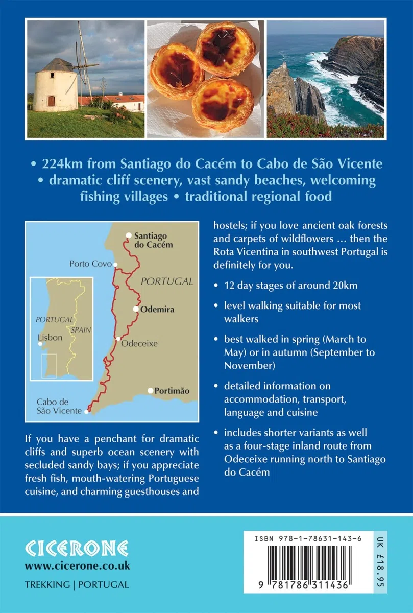 Portugal's Rota Vicentina: The Historical Way and Fishermen's Trail (Cicerone Trekking Guides)
