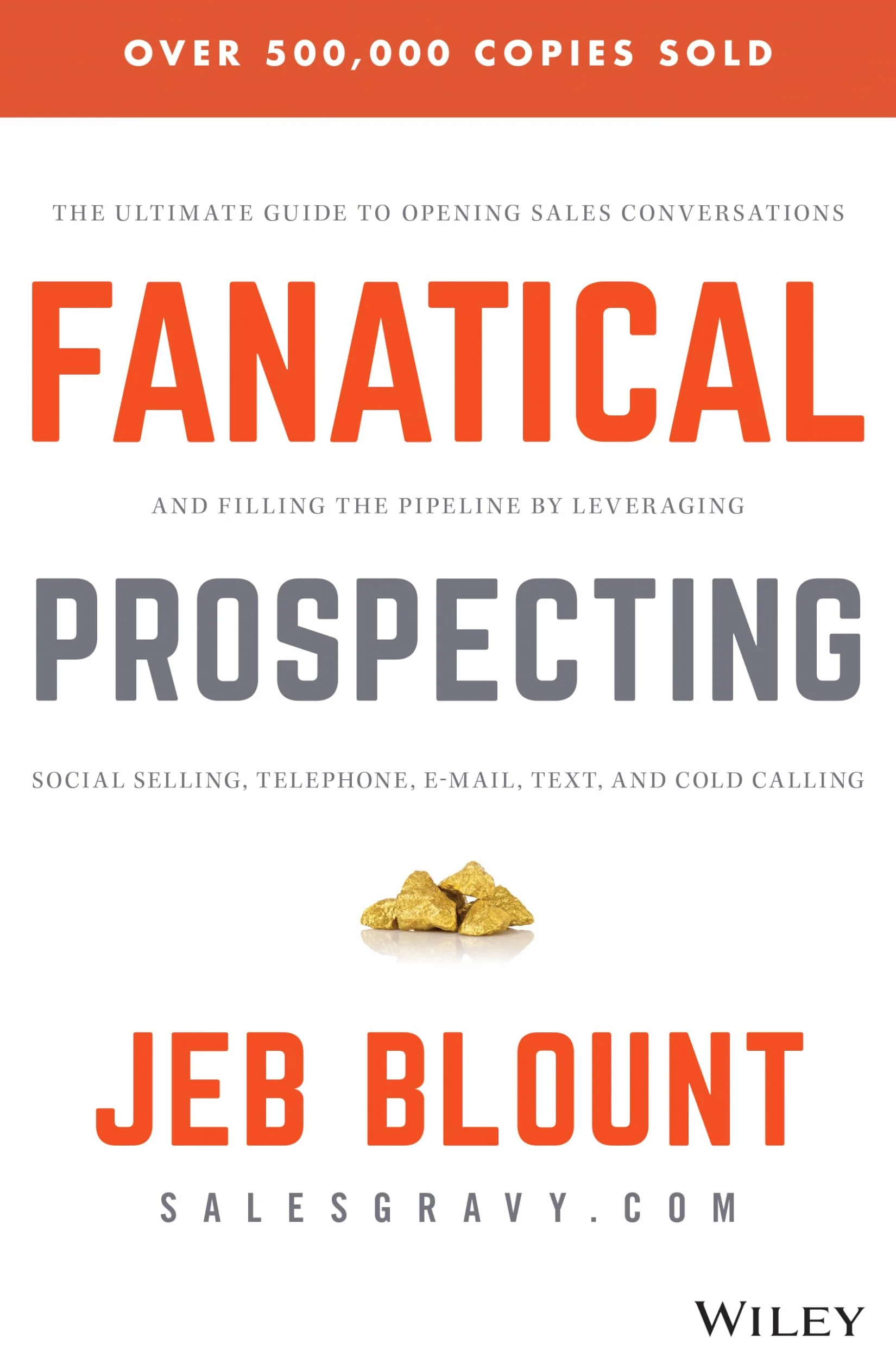 Fanatical Prospecting: The Ultimate Guide to Opening Sales Conversations and Filling the Pipeline by Leveraging Social Selling, Telephone, Email, Text, and Cold Calling (Jeb Blount)