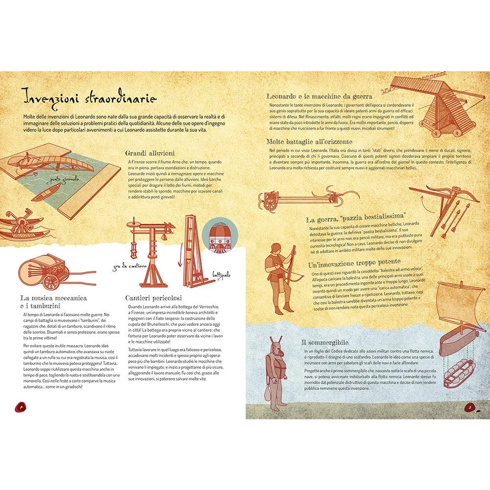 Le macchine di Leonardo da Vinci. La catapulta e la balestra. Scienziati e inventori. Con 2 gadget (Science)