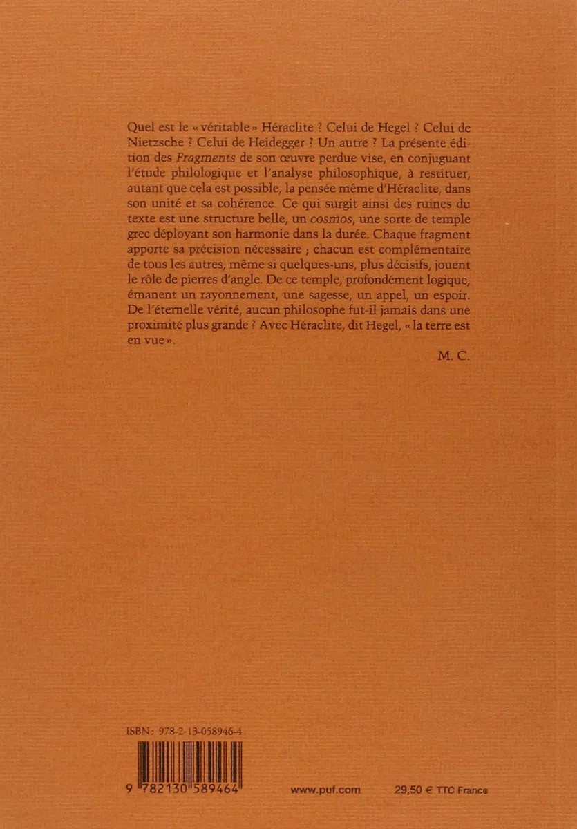 Héraclite: Fragments