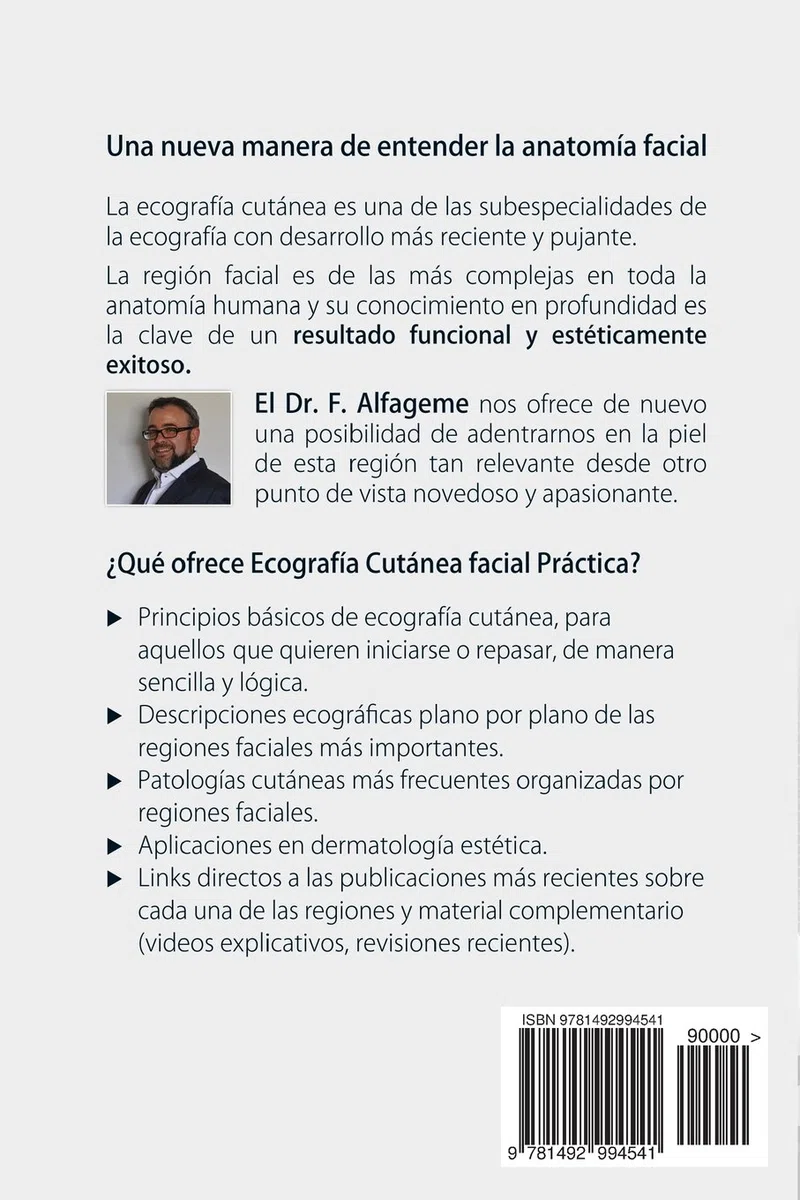 Ecografia cutanea facial practica: La anatomía facial que no te puedes perder