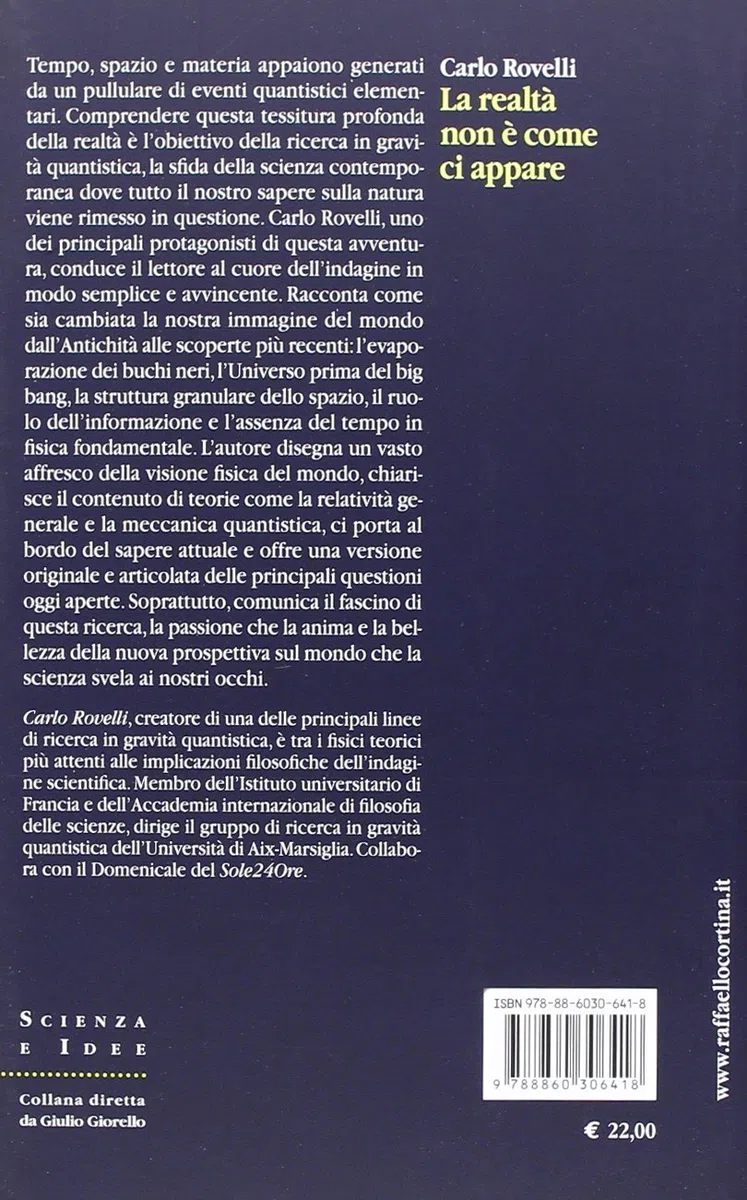 La realtà non è come ci appare. La struttura elementare delle cose (Scienza e idee)