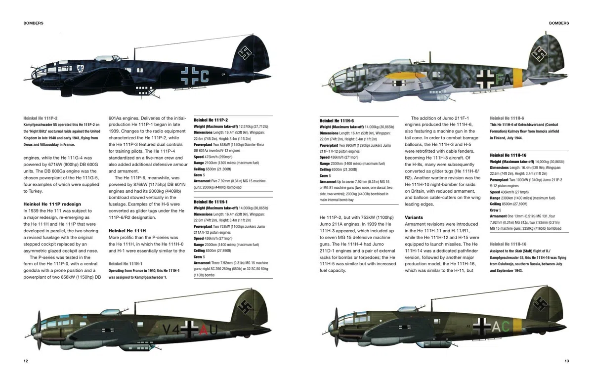 German Bomber Aircraft of World War II: 1939-45 (Technical Guides)