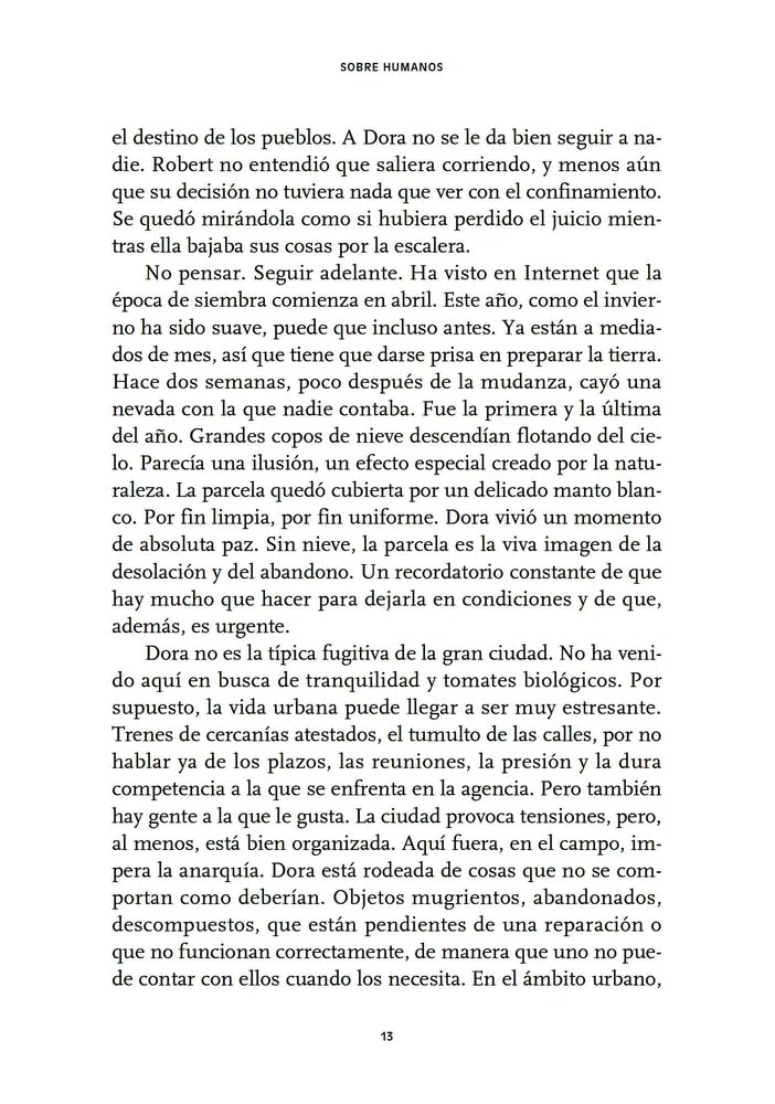 Sobre humanos (SIN COLECCION)