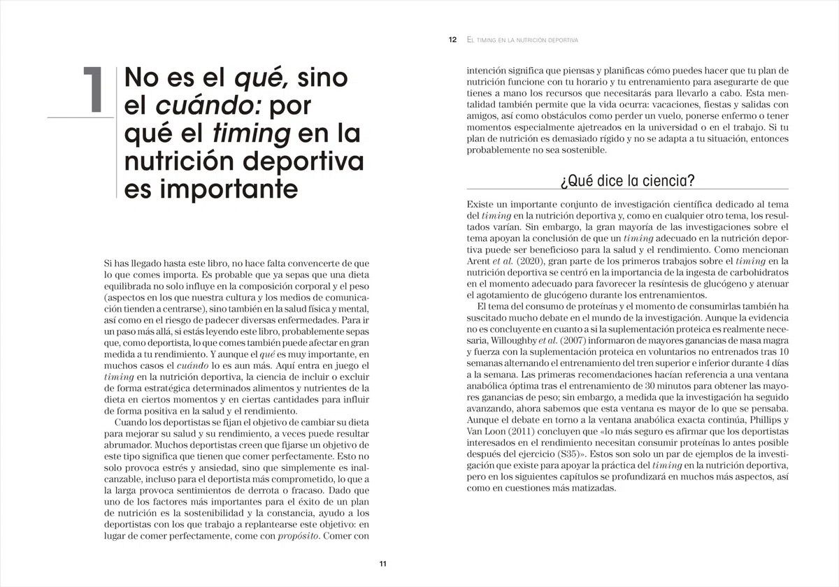 El Timing en la nutrición deportiva: Estrategias nutricionales para alcanzar el máximo rendimiento (DEPORTES)