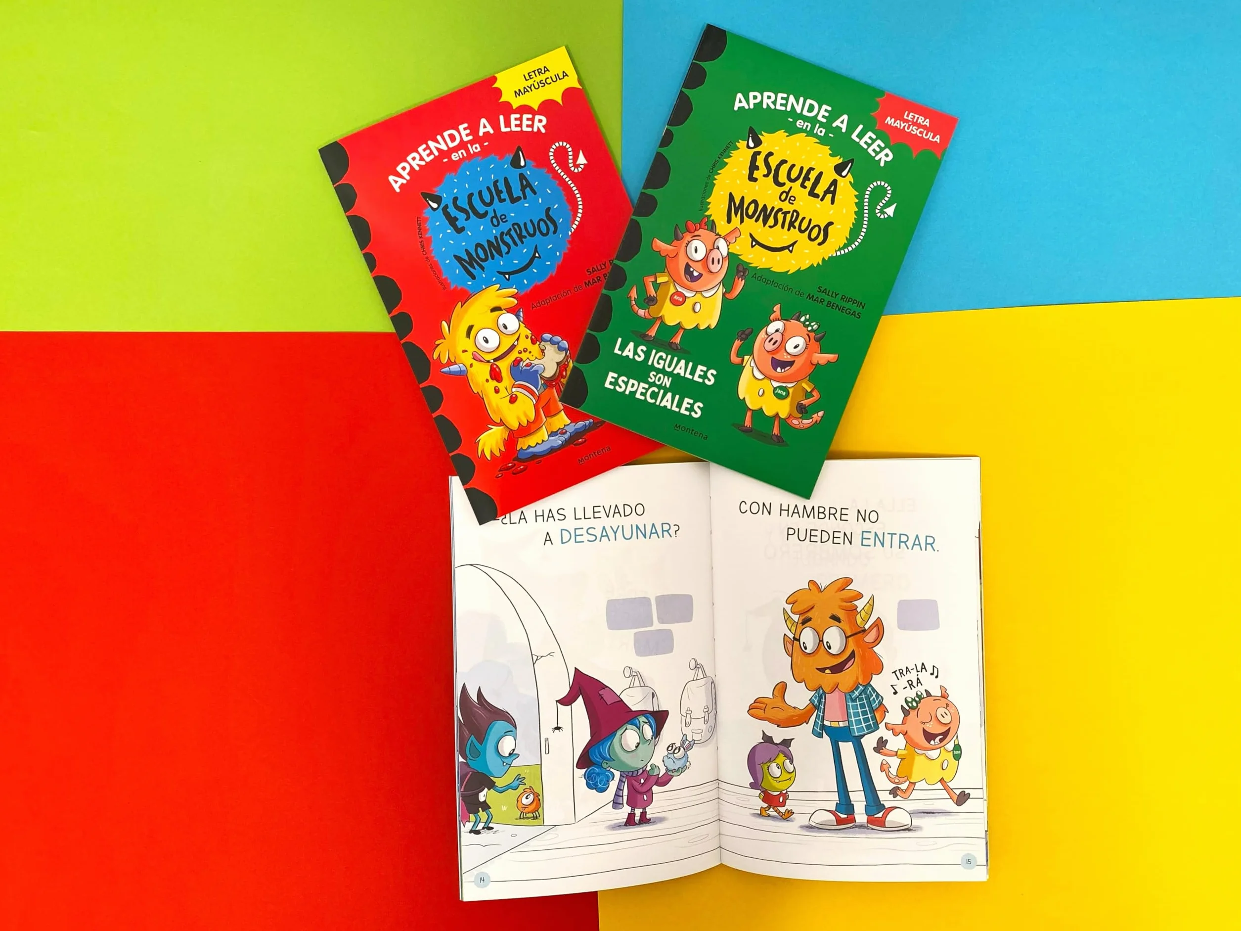 Aprender a leer en la Escuela de Monstruos - Pack con los libros 1, 2 y 3: En letra MAYÚSCULA para aprender a leer (Libros para niños a partir de 5 ... (libros para niños a partir de 5 años)