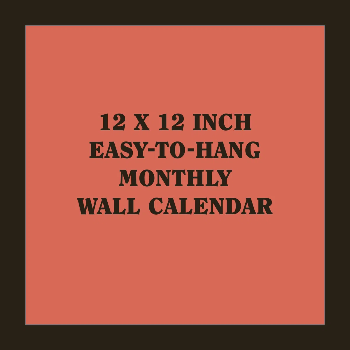 Classic Horror Movies 2026 Wall Calendar