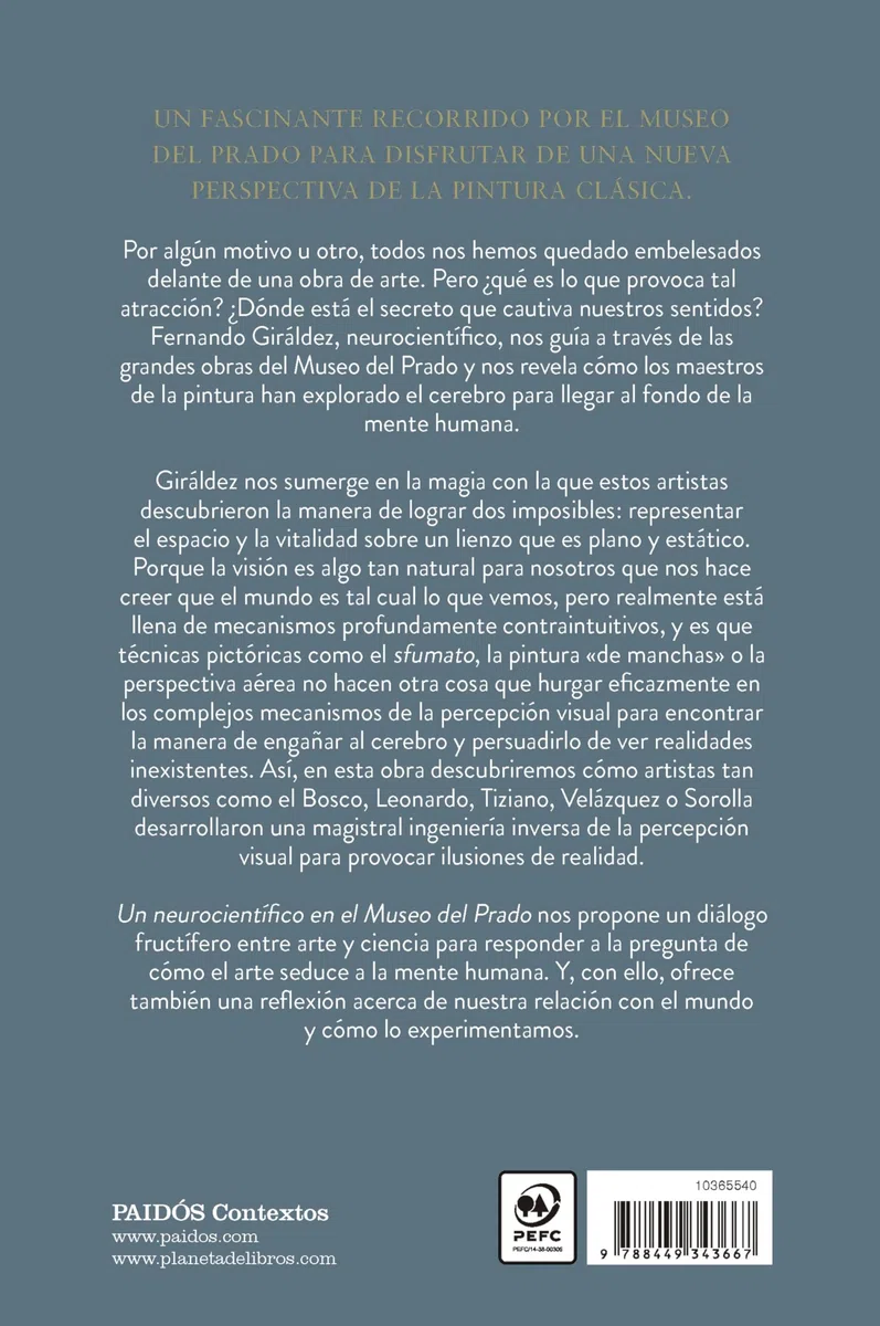Un neurocientífico en el Museo del Prado: Cómo los maestros de la pintura revelaron los secretos del cerebro (Contextos)