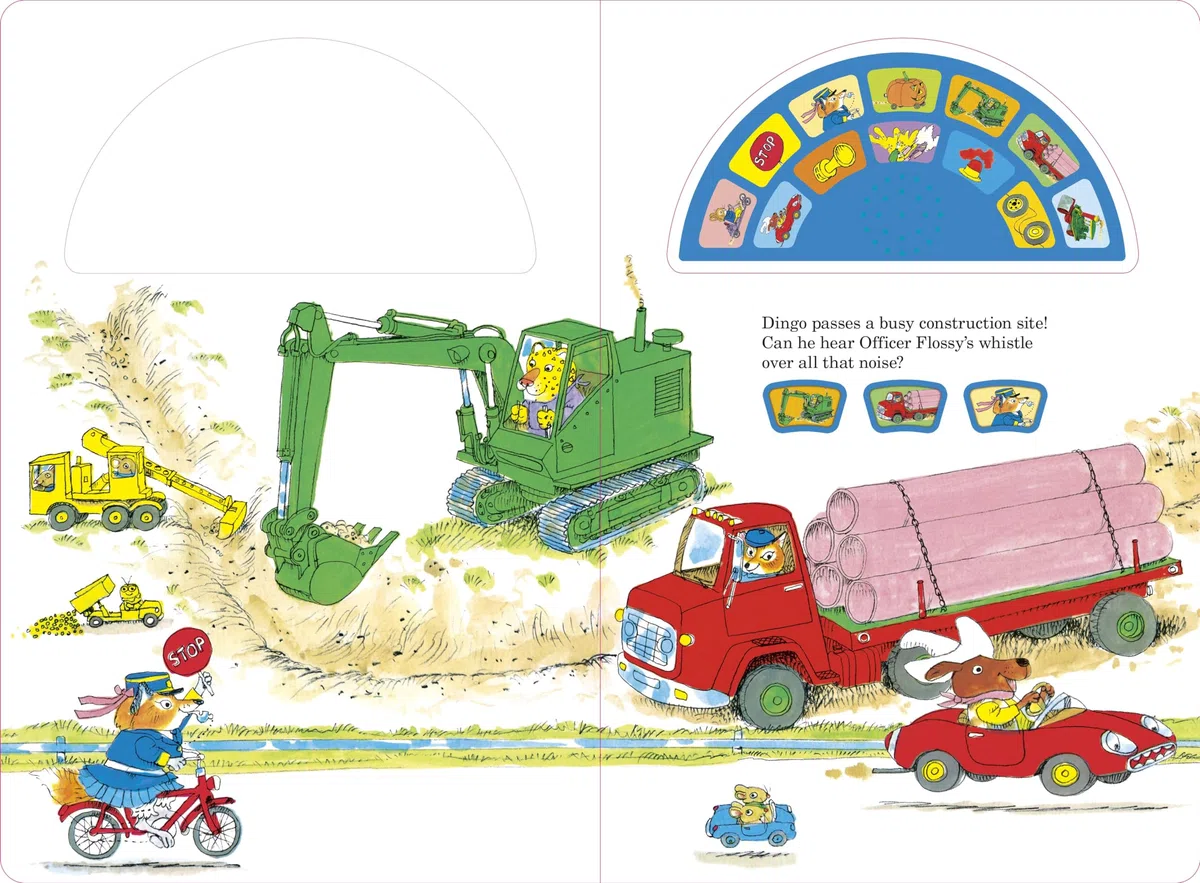 Richard Scarry's Cars and Trucks Sound Book: Has 12 Busy Sounds