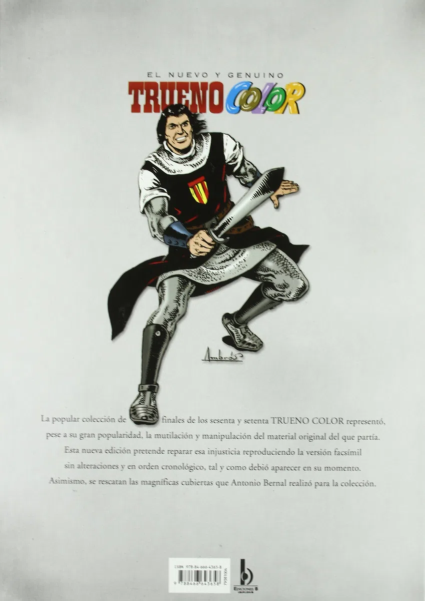 Trueno Color 4 - ¡La ola implacable! Y otras aventuras de El Capitán Trueno (Bruguera Clásica)
