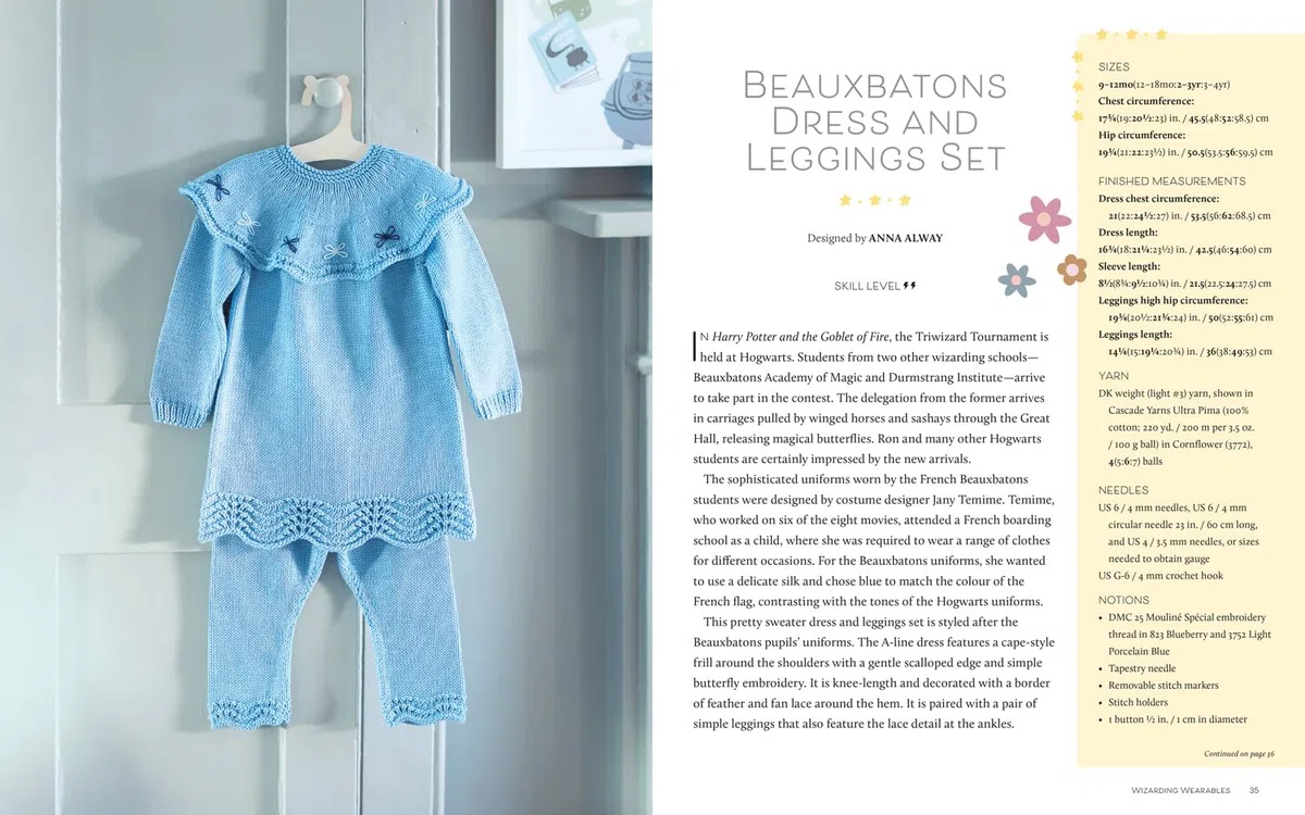 Harry Potter: Knitting Magic for Baby and Toddler: The official craft pattern book for fans of the series