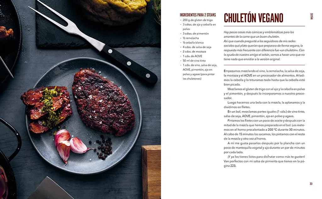 El carnicero vegano: 100 recetas tradicionales, con el sabor de siempre, 100% vegetales (Cocina casera)